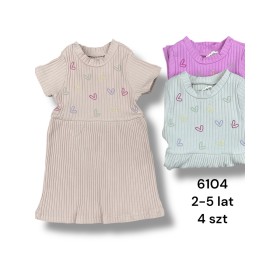 Sukienka DZIECIĘCA , Size 2-5 lat,paczka 4szt,1kolor