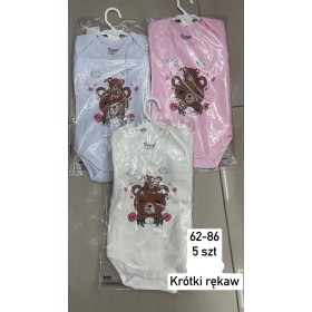 Body DZIECIĘCA , Size 62-86,paczka 5szt,1kolor