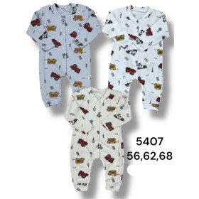 Kombinezon DZIECIĘCA , Size 56-68,paczka 3szt,1kolor