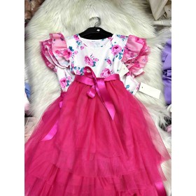 Sukienka DZIECIĘCA , Size 4-14 lat,paczka 6szt,1kolor