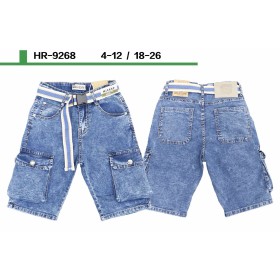 Spodenki Jeansy DZIECIĘCA , Size 4-12 lat,paczka 5szt,1kolor