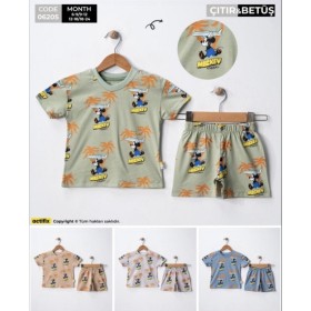 Komplet DZIECIĘCA , Size 9-24m,paczka 4szt,1kolor