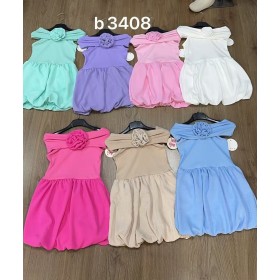 Sukienka  DZIECIĘCA , Size 4-14lat,paczka 6szt,1kolor