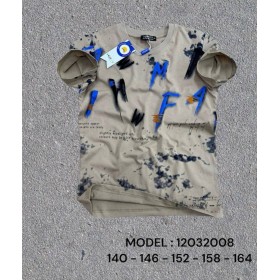 Bluzki DZIECIĘCA tureckie, Size 140-164,paczka 5szt,1kolor
