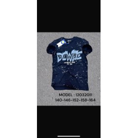 Bluzki DZIECIĘCA tureckie, Size 140-164,paczka 5szt,1kolor