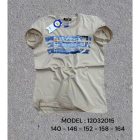 Bluzki DZIECIĘCA tureckie, Size 140-164,paczka 5szt,1kolor