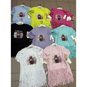 Bluzki DZIECIĘCA ,size 4-14 lat,paczka 6szt,1kolor