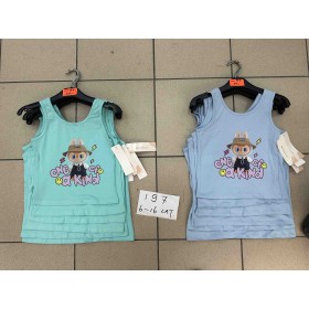 Bluzki DZIECIĘCA ,size 6-16 lat,paczka 6szt,1kolor