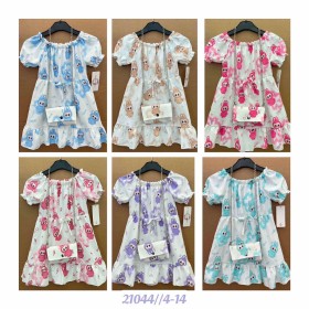Sukienka DZIECIĘCA ,size 4-14 lat,paczka 6szt,1kolor