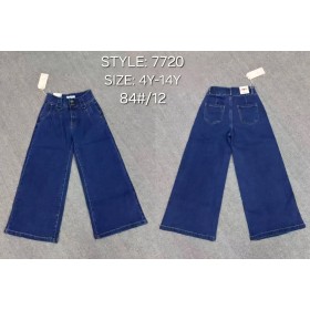 Spodnie Jeansy  DZIECIĘCA ,size  4-14 lat,paczka 12szt,1kolor