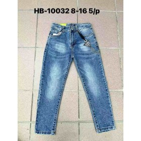 Spodnie Jeansy  DZIECIĘCA ,size 8-16 lat,paczka 5szt ,1kolor