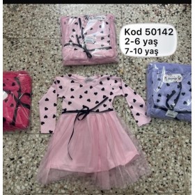 Sukienka  DZIECIĘCA ,size 2-6 lat,paczka 12szt ,mix kolor