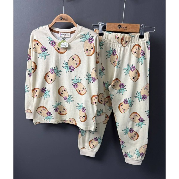 Piżama DZIECIĘCA tureckie,size 2-8 lat,paczka 6szt ,1kolor