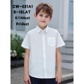 Koszule DZIECIĘCA ,size 6-16lat,paczka 12szt ,1kolor