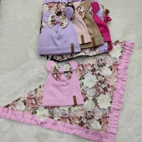 Komplet czapki DZIECIĘCA ,size 50-54,paczka 10szt,mix kolor